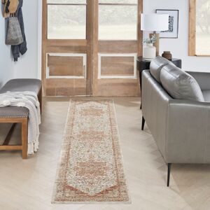 Latitude Vive Casmera Machine Woven Brown/Ivory Rug Brown;Ivory;Ivory Rust Runner 69 x 310cm Latitude Vive Casmera Machine Woven Brown/Ivory Rug Brown;Ivory;Ivory Rust Runner 69 x 310cm
