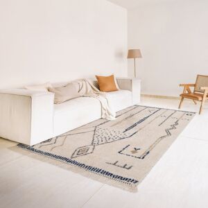 Gracie Oaks Machine Woven Rug, Ethnical, Cream Cream Rectangle 160 x 230cm Gracie Oaks Machine Woven Rug, Ethnical, Cream Cream Rectangle 160 x 230cm