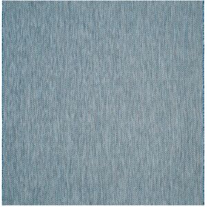 Latitude Run Azaad Navy/Grey Indoor/Outdoor Rug Navy Square 122 cm Latitude Run Azaad Navy/Grey Indoor/Outdoor Rug Navy Square 122 cm
