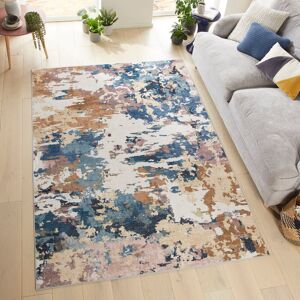 Langley Street Keira Abstract Machine Printed Area Rug Cobalt Rectangle 200 x 300 cm Langley Street Keira Abstract Machine Printed Area Rug Cobalt Rectangle 200 x 300 cm