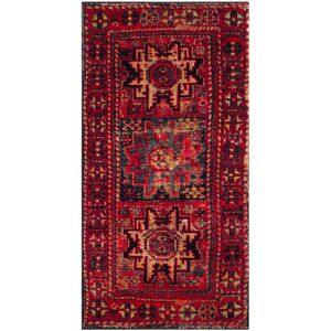 Langley Street Kristina Red Rug Black;Red;Beige Rectangle 79 x 152 cm Langley Street Kristina Red Rug Black;Red;Beige Rectangle 79 x 152 cm