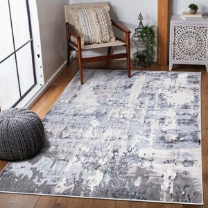 Borough Wharf Hagberg Abstract Area Rug Grey Rectangle 120 x 170cm Borough Wharf Hagberg Abstract Area Rug Grey Rectangle 120 x 170cm