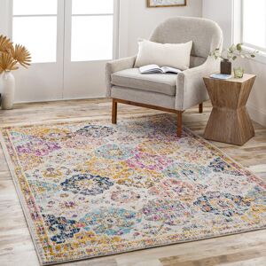 World Menagerie Sterne Machine Woven Beige/Blue/Orange/Pink/Teal/Yellow Indoor Rug Blue;Beige;Yellow;Pink;Teal;Orange Square 200 cm World Menagerie Sterne Machine Woven Beige/Blue/Orange/Pink/Teal/Yellow Indoor Rug Blue;Beige;Yellow;Pink;Teal;Orange Square 200 cm