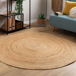 Bay Isle Home Allanna jute rug Tan Round 150cm Bay Isle Home Allanna jute rug Tan Round 150cm