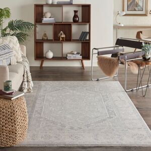 Nourison Infinite - Area Rug Grey Rectangle 3'11" x 5'11" Nourison Infinite - Area Rug Grey Rectangle 3'11" x 5'11"