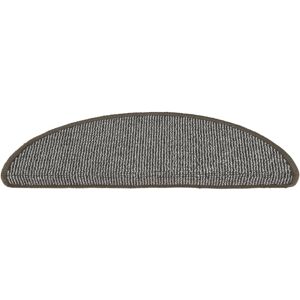 Hykkon Beaty Non-Slip Stair Tread Grey Semi-Circle 17cm x 56cm Hykkon Beaty Non-Slip Stair Tread Grey Semi-Circle 17cm x 56cm