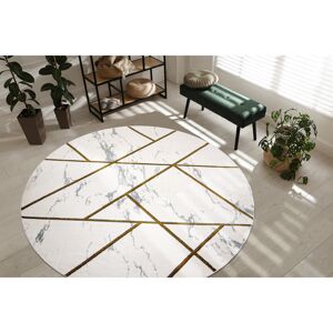Fairmont Park Exclusive rug, glamorous, stylish, geometric, marble cream / gold Round 120cm Fairmont Park Exclusive rug, glamorous, stylish, geometric, marble cream / gold Round 120cm
