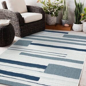 Ivy Bronx Chatterton Grey/Brown/Blue Indoor/Outdoor Rug Rectangle 140 x 200cm Ivy Bronx Chatterton Grey/Brown/Blue Indoor/Outdoor Rug Rectangle 140 x 200cm