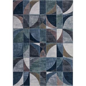 Corrigan Studio Nasir Flatweave Blue Rug Blue Rectangle 230 x 160cm Corrigan Studio Nasir Flatweave Blue Rug Blue Rectangle 230 x 160cm