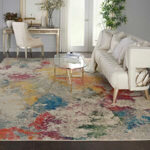 Borough Wharf Multi Rug, 6Mm Thick Stain Resistant Graphics Rug, Abstract Modern Rug For Bedroom, & Dining Room Clear Rectangle 119 x 180 cm Borough Wharf Multi Rug, 6Mm Thick Stain Resistant Graphics Rug, Abstract Modern Rug For Bedroom, & Dining Room Clear Rectangle 119 x 180 cm