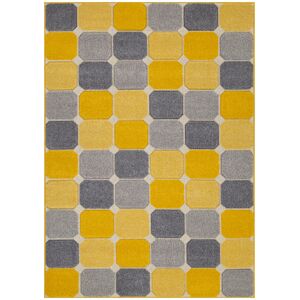 Zipcode Design Enoch Tufted Grey/Yellow Rug Grey/Yellow Rectangle 80 x 150cm Zipcode Design Enoch Tufted Grey/Yellow Rug Grey/Yellow Rectangle 80 x 150cm