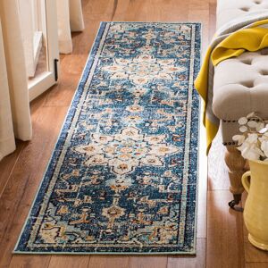 World Menagerie Orrington Fuchsia Navy Rug Navy Runner 66 x 183cm World Menagerie Orrington Fuchsia Navy Rug Navy Runner 66 x 183cm