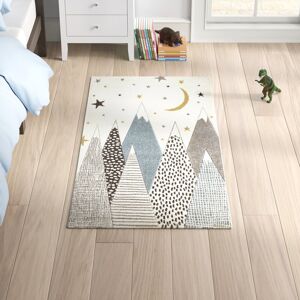 Harriet Bee Leffel area rug Machine Woven Rectangle Blue Blue Rectangle 80 x 150cm Harriet Bee Leffel area rug Machine Woven Rectangle Blue Blue Rectangle 80 x 150cm