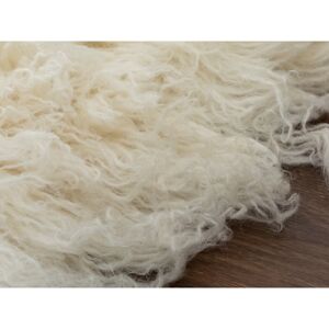 Mack + Milo Original Greek flokati Rug Jeffry made of wool 4000 g/m² White Round 170cm Mack + Milo Original Greek flokati Rug Jeffry made of wool 4000 g/m² White Round 170cm