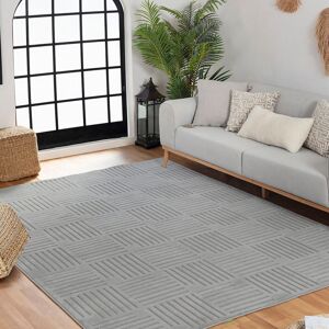 17 Stories Milaim In- & Outdoor Scandi Modern Boho Grey Area Rug Grey Rectangle 200 x 275cm 17 Stories Milaim In- & Outdoor Scandi Modern Boho Grey Area Rug Grey Rectangle 200 x 275cm