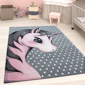 Zoomie Kids Chives Power Loom Pink/Grey Rug Pink;Grey Rectangle 120 x 170cm Zoomie Kids Chives Power Loom Pink/Grey Rug Pink;Grey Rectangle 120 x 170cm