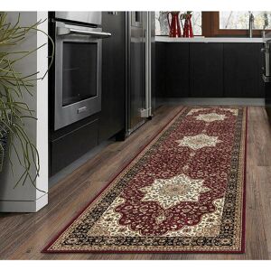 Ophelia & Co. Knoxville Floral Flatweave Red/Beige Rug Runner 60 x 220cm Ophelia & Co. Knoxville Floral Flatweave Red/Beige Rug Runner 60 x 220cm