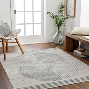 17 Stories Machine Woven Medium Grey/Light Beige Rug Medium Gray,Light Beige Rectangle 160 x 215cm 17 Stories Machine Woven Medium Grey/Light Beige Rug Medium Gray,Light Beige Rectangle 160 x 215cm