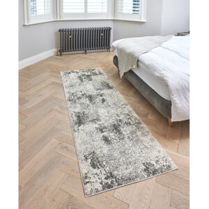 Mercury Edgeworth Abstract Machine Woven Cream Grey Area Rug Grey Runner 80cm x 240cm Mercury Edgeworth Abstract Machine Woven Cream Grey Area Rug Grey Runner 80cm x 240cm