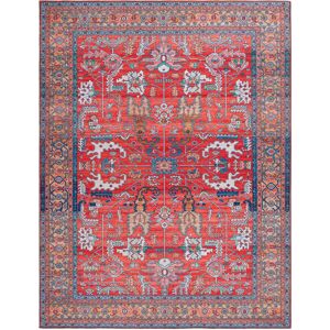 Astoria Grand Tucson Vintage Look Machine Washable Non-Slip Area Rug in Red Multi Blue;Red Rectangle 244 x 305 cm Astoria Grand Tucson Vintage Look Machine Washable Non-Slip Area Rug in Red Multi Blue;Red Rectangle 244 x 305 cm