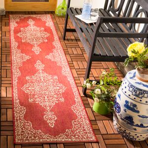 Rosalind Wheeler Radslavice Looped/Hooked Red Indoor/Outdoor Rug Red Runner 61 x 244 cm Rosalind Wheeler Radslavice Looped/Hooked Red Indoor/Outdoor Rug Red Runner 61 x 244 cm