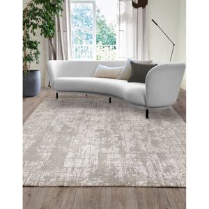 Rio Abrienne Soft Shiny Modern Grey/White Rug Grey Rectangle 120 x 170cm Rio Abrienne Soft Shiny Modern Grey/White Rug Grey Rectangle 120 x 170cm