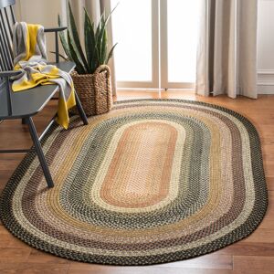 August Grove Capehart Striped Multi Indoor/Outdoor Rug Multi Round 122 cm August Grove Capehart Striped Multi Indoor/Outdoor Rug Multi Round 122 cm