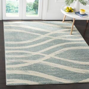 Metro Mckenna Hooked Cream/Slate Rug Beige;Teal Rectangle 183 x 274 cm Metro Mckenna Hooked Cream/Slate Rug Beige;Teal Rectangle 183 x 274 cm