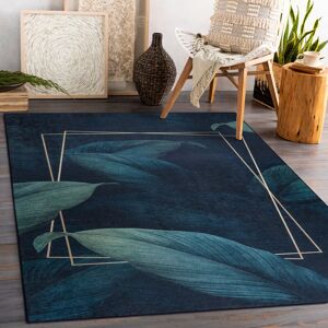 Canora Grey Ortholf Blue Rug Rectangle 160 x 220cm Canora Grey Ortholf Blue Rug Rectangle 160 x 220cm