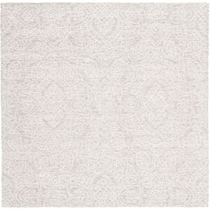 Latitude Vive Metro Floral Area Rug In Natural / Ivory Ivory;Natural Square 122 cm Latitude Vive Metro Floral Area Rug In Natural / Ivory Ivory;Natural Square 122 cm