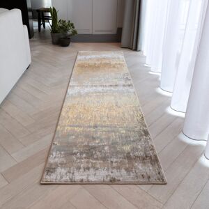 Mercury Aurora AU01 Dune Metallic Bronze Area Rug Brown;Gold Runner 66 x 240cm Mercury Aurora AU01 Dune Metallic Bronze Area Rug Brown;Gold Runner 66 x 240cm
