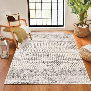 Natur Pur Boho Area Rug Grey/White Black;Off-White;Medium Gray;Light Slate;Charcoal Rectangle 200 x 275cm Natur Pur Boho Area Rug Grey/White Black;Off-White;Medium Gray;Light Slate;Charcoal Rectangle 200 x 275cm