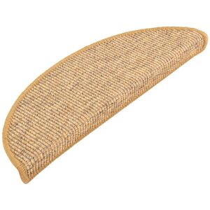 Hykkon Mccormack Self-Adhesive Non-Slip Stair Tread Dark Beige Semi-Circle 17cm x 56cm Hykkon Mccormack Self-Adhesive Non-Slip Stair Tread Dark Beige Semi-Circle 17cm x 56cm