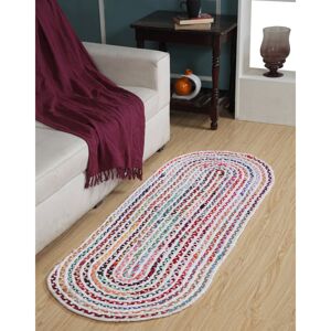 Latitude Vive Miguel Hand Braided Multicolour Rug Multicolour Runner 60 x 180cm Latitude Vive Miguel Hand Braided Multicolour Rug Multicolour Runner 60 x 180cm
