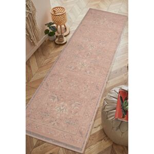 Oriental Weavers Maestro Machine Woven Pink Area Rug Pink Runner 67 x 300cm Oriental Weavers Maestro Machine Woven Pink Area Rug Pink Runner 67 x 300cm