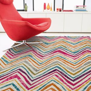 Brayden Studio Raunds Tufted Orange/Pink Rug Blue;Yellow;Purple;Orange;Grey Rectangle 120 x 170cm Brayden Studio Raunds Tufted Orange/Pink Rug Blue;Yellow;Purple;Orange;Grey Rectangle 120 x 170cm