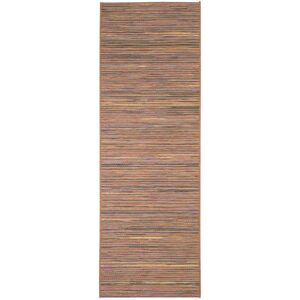 Metro Norie Flatweave Beige Rug Orange Runner 60 x 200cm Metro Norie Flatweave Beige Rug Orange Runner 60 x 200cm