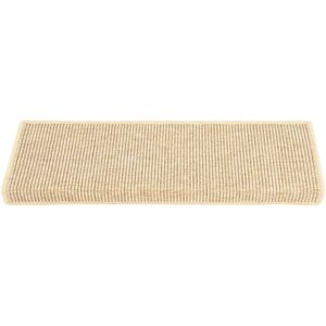 Hykkon Mccormack Self-Adhesive Non-Slip Stair Tread Beige 21cm x 65cm Hykkon Mccormack Self-Adhesive Non-Slip Stair Tread Beige 21cm x 65cm