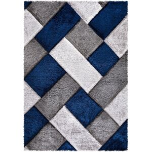 Ivy Bronx Modern Rug Thick Living Room Mats Carpet Hallway Bedroom Floor Mat Blue Blue Rectangle 160 x 230cm Ivy Bronx Modern Rug Thick Living Room Mats Carpet Hallway Bedroom Floor Mat Blue Blue Rectangle 160 x 230cm