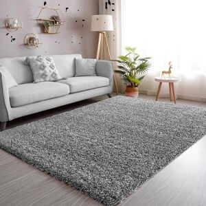 Metro New Stylish Thick Shaggy Rugs For Living Room Hallway Runner Fluffy Round Rugs Bedroom Carpet Mat Grey Rectangle 200 x 290 cm Metro New Stylish Thick Shaggy Rugs For Living Room Hallway Runner Fluffy Round Rugs Bedroom Carpet Mat Grey Rectangle 200 x 290 cm