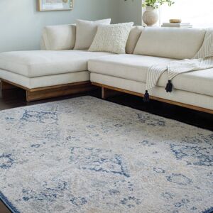 17 Stories Reagyn Vintage Machine Woven Area Rug Blue;Cream;Medium Gray;Dark Blue;Charcoal;Amber Rectangle 160 x 220cm 17 Stories Reagyn Vintage Machine Woven Area Rug Blue;Cream;Medium Gray;Dark Blue;Charcoal;Amber Rectangle 160 x 220cm