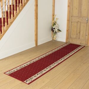 ClassicLiving Bancroft Woods Tufted Red Hallway Runner Rug Red Runner 240cm x 60cm ClassicLiving Bancroft Woods Tufted Red Hallway Runner Rug Red Runner 240cm x 60cm