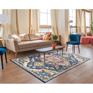 Latitude Vive Olu Power Loomed Blue/Beige Rug Blue/Beige Rectangle 160cm x 230cm Latitude Vive Olu Power Loomed Blue/Beige Rug Blue/Beige Rectangle 160cm x 230cm