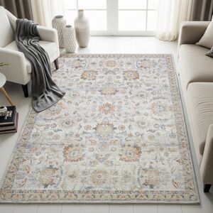 Langley Street Caspian Power Loom Light Gray/Cream/Brown/Blue/Terra/Yellow/Dark Gold/Anthracite Rug Blue;Black;Brown;Yellow;Gold;Grey;Cream Rectangle 140 x 200cm Langley Street Caspian Power Loom Light Gray/Cream/Brown/Blue/Terra/Yellow/Dark Gold/Anthracite Rug Blue;Black;Brown;Yellow;Gold;Grey;Cream Rectangle 140 x 200cm