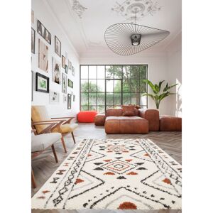 World Menagerie Chavez Shaggy 100% Polypropylene Cream Rug Cream Rectangle 160 x 230cm World Menagerie Chavez Shaggy 100% Polypropylene Cream Rug Cream Rectangle 160 x 230cm