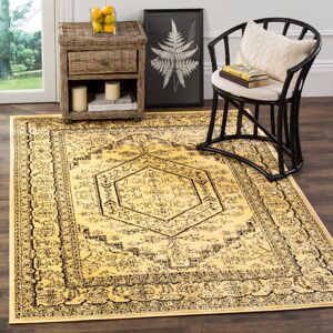 Latitude Vive Stromsburg Medallion Power Loom Black/Yellow Rug Black/Yellow Rectangle 122 x 183 cm Latitude Vive Stromsburg Medallion Power Loom Black/Yellow Rug Black/Yellow Rectangle 122 x 183 cm