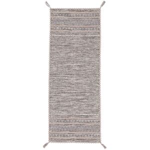 Carpetfine Azizi Striped Hand Woven Cotton Beige Rug Beige Runner 80 x 350cm Carpetfine Azizi Striped Hand Woven Cotton Beige Rug Beige Runner 80 x 350cm