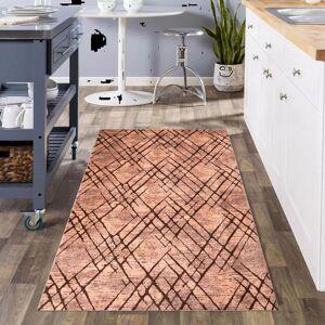 Borough Wharf Runner Allec Machine Woven Brown Area Rug Brown 60cm W X 220cm L Borough Wharf Runner Allec Machine Woven Brown Area Rug Brown 60cm W X 220cm L