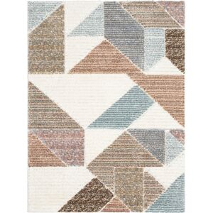 Well Woven Delia Geometric Ivory Area Rug Ivory Rectangle 160 x 220cm Well Woven Delia Geometric Ivory Area Rug Ivory Rectangle 160 x 220cm