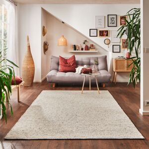 Ebern Designs Dekyra Handwoven Wool White Rug Rectangle 70 x 140cm Ebern Designs Dekyra Handwoven Wool White Rug Rectangle 70 x 140cm